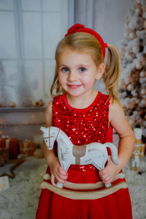 Bílo-zlatá vánoční scéna