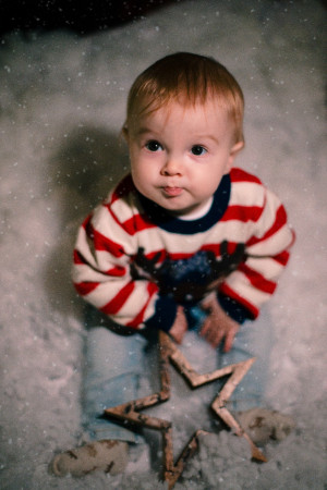 Červeno-hnědá scéna